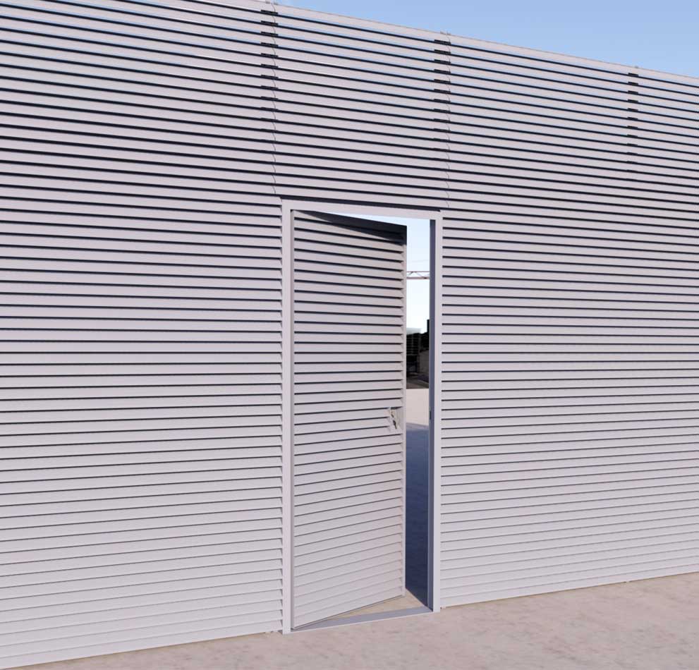 Aluminium Louvred Doors BD050- SLHI