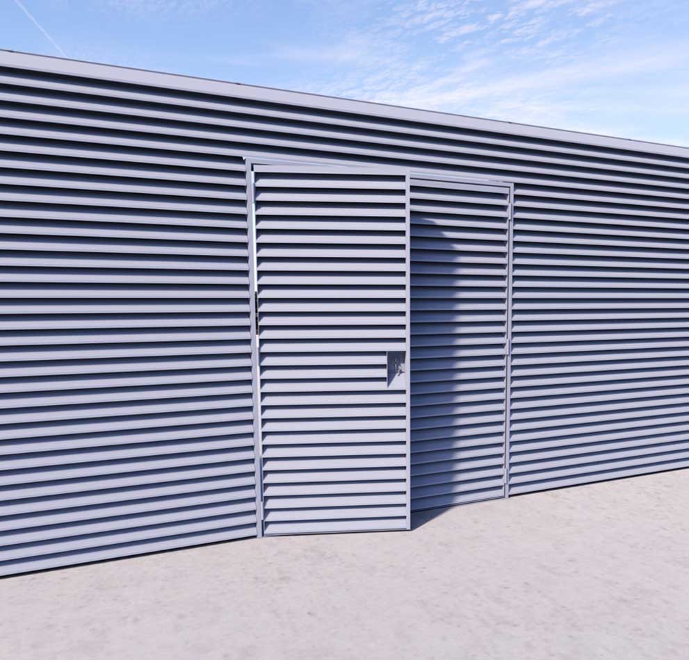 Aluminium Louvred Doors BD075-DLHO