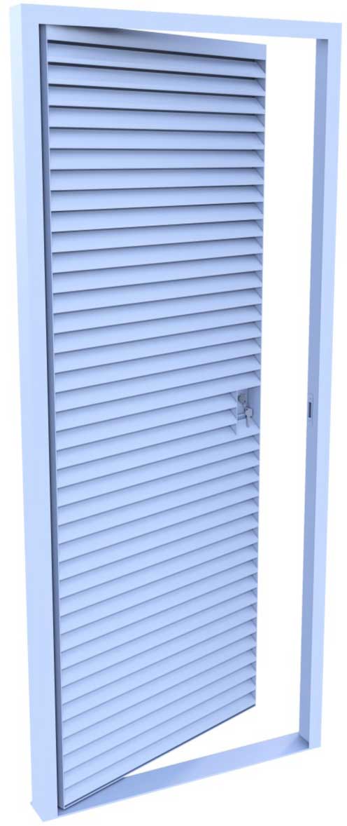 Aluminium Louvred Doors - SLHI