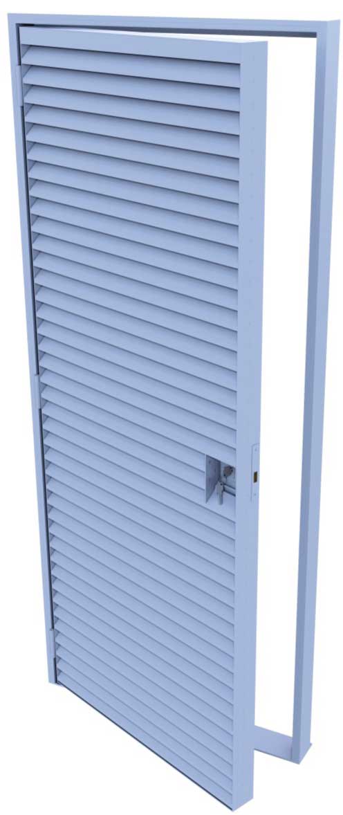 Aluminium Louvred Doors - SLHO