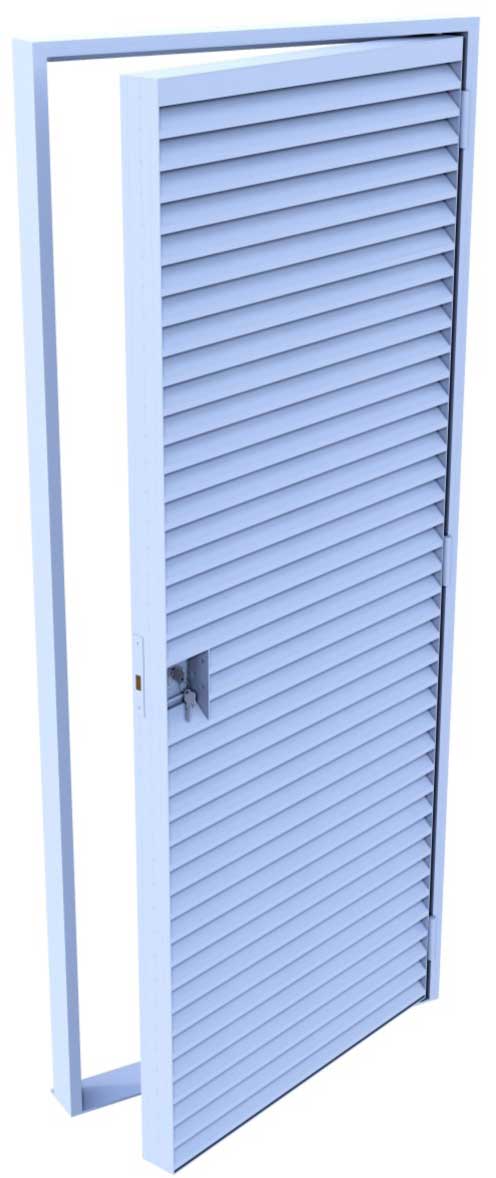 Aluminium Louvred Doors - SRHO