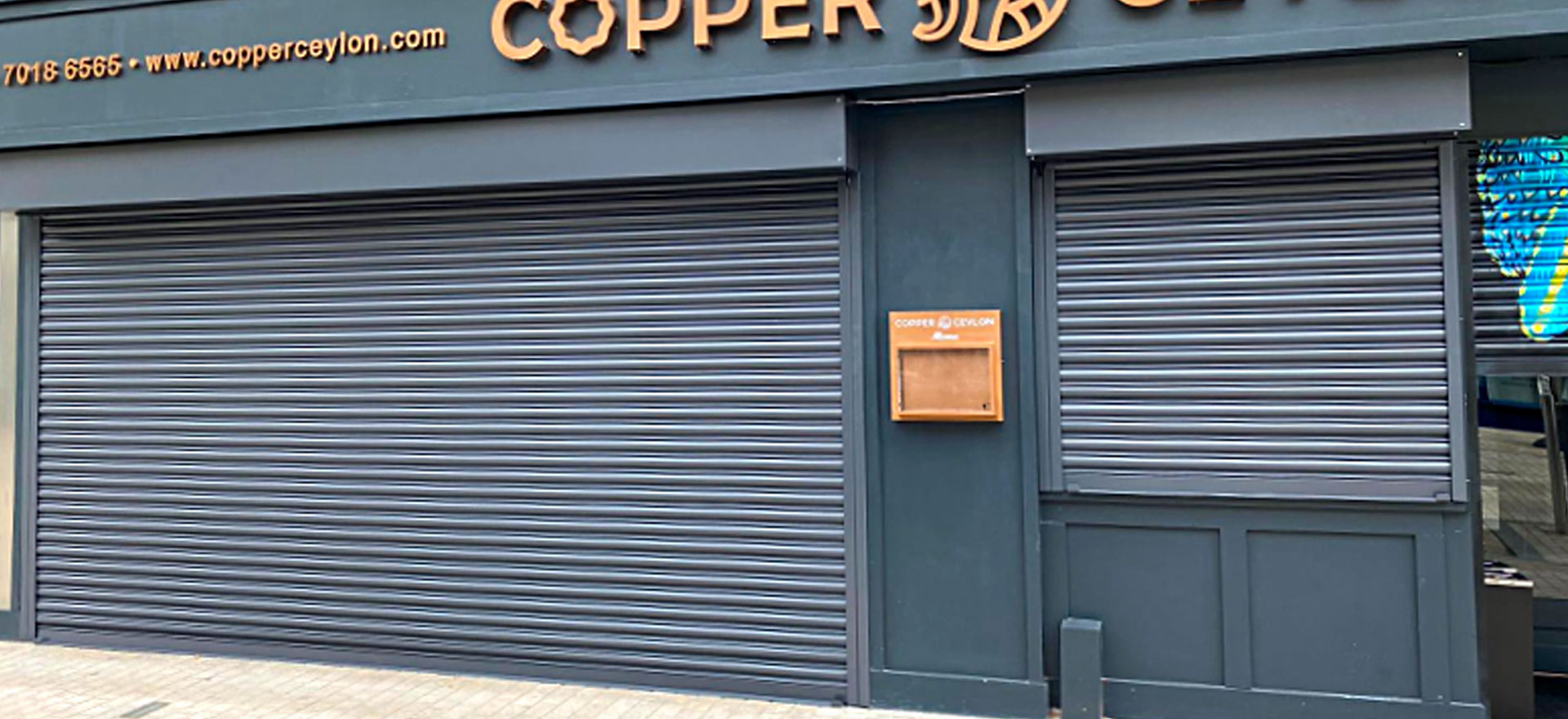 Solid Powder Coated Roller Shutter